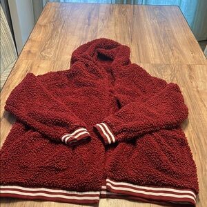 Cozy Red Sherpa Jacket